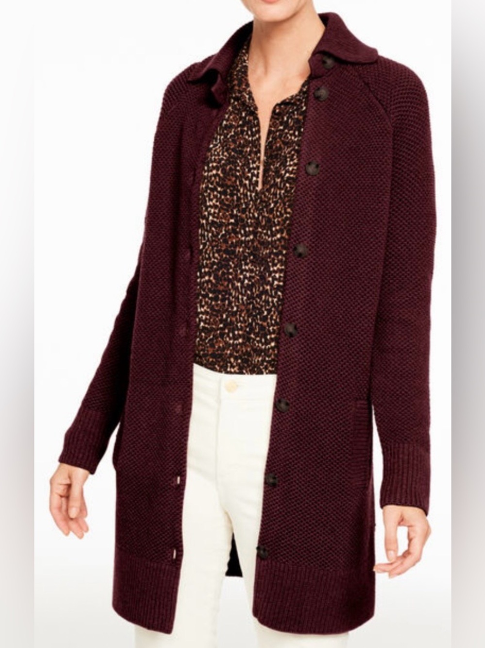 Talbots Textured Coatigan NEW